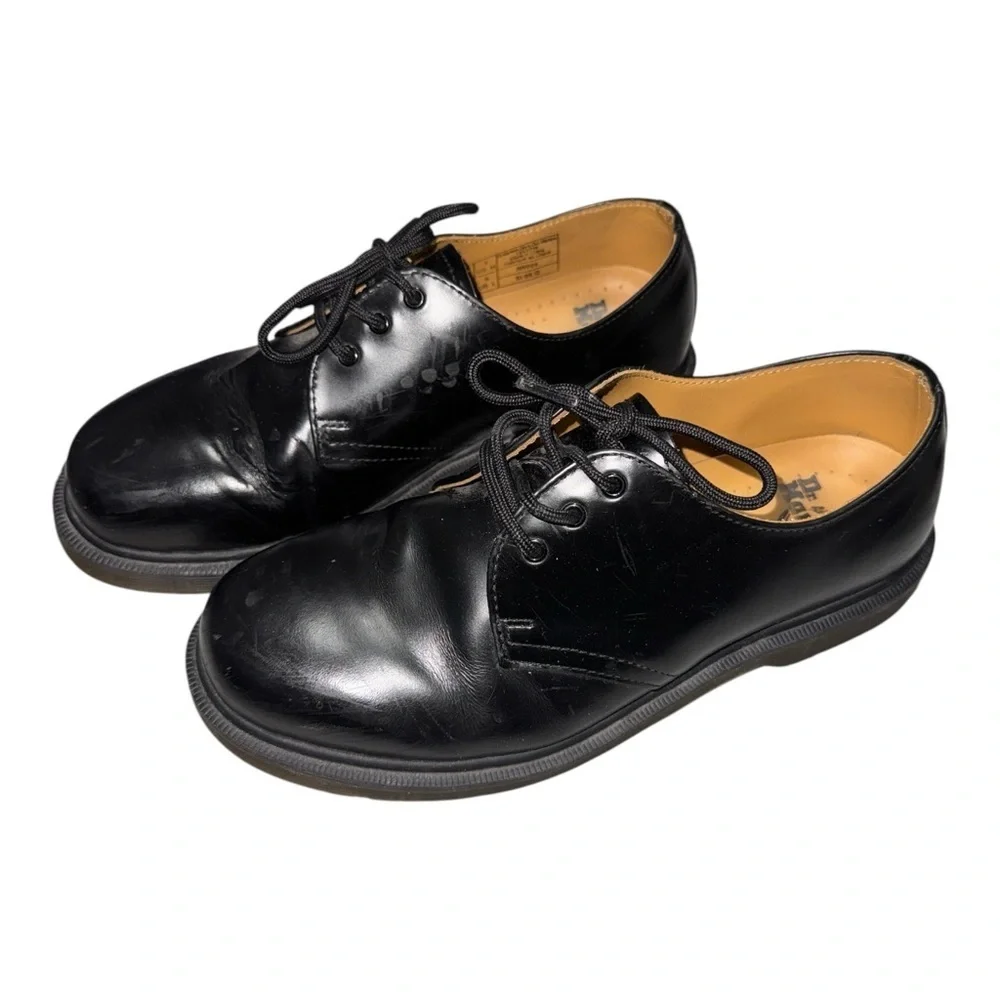 Dr. Martens Black Oxford Leather Shoes